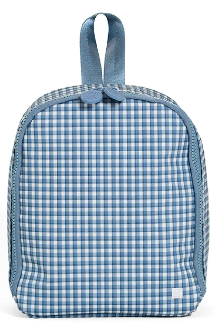 brandy melville light blue mini backpack Indigo Rodeo Check Bring It Lunch Box – Duck Duck Goose