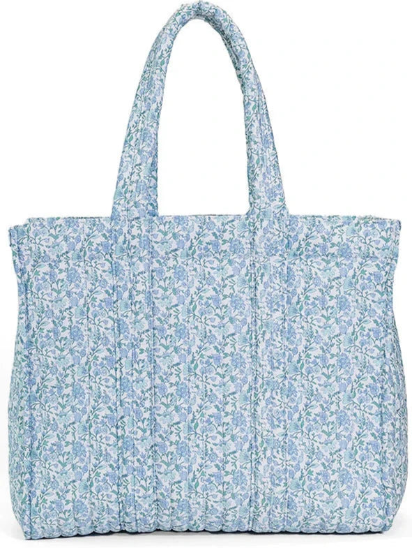●ILLIGO● Trucker Tote Bag Ivory 5010268085 BACKORDER* Hamptons Floral Quilted Go Go Tote – Duck Duck Goose