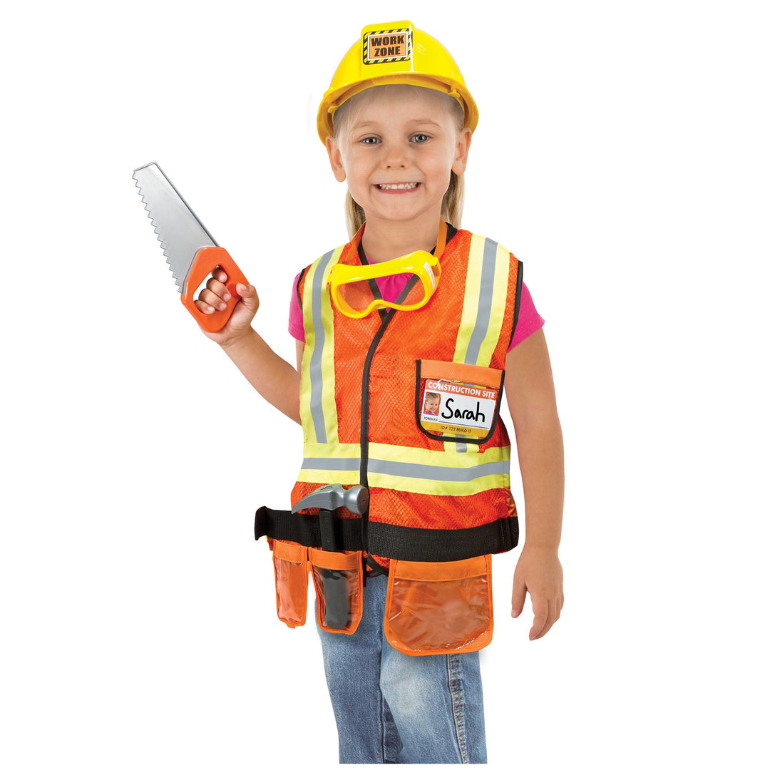 Construction worker role play costume set on sale